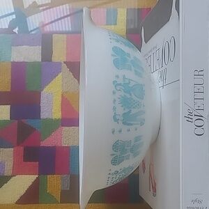 VINTAGE PYREX CINDERELLA AMISH BUTTERPRINT MIXING BOWL 443 2.5 QT